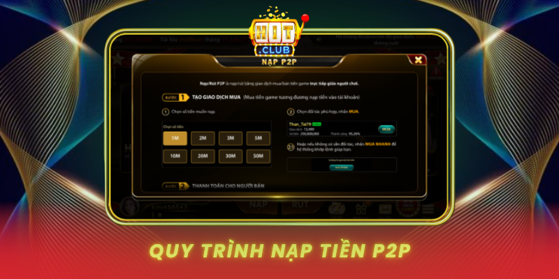Quy Trinh Nap Tien P2P