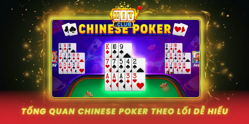 Chinese Poker HitClub - Cách Chơi Gọn, Dễ Vào Nhịp 1 Tong Quan Chinese Poker Theo Loi De Hieu