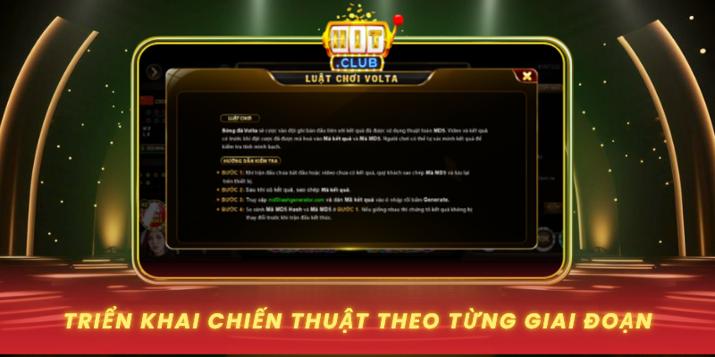 Volta Đối Đầu HitClub Phối Hợp Gọn, Giữ Nhịp Sáng 2 Trien Khai Chien Thuat Theo Tung Giai Doan